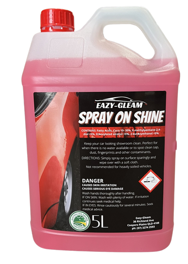 Spray On Shine 5L