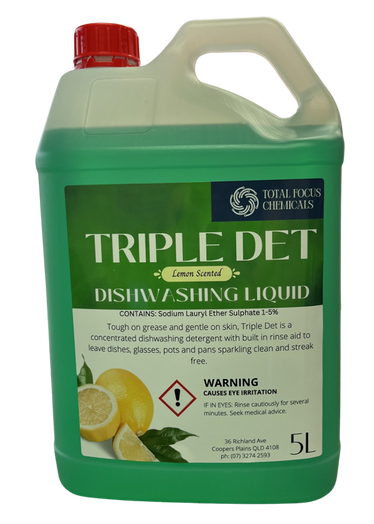 Tripledet Dishwashing Liq 5L