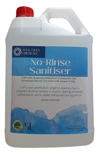 No Rinse Sanitiser 5L